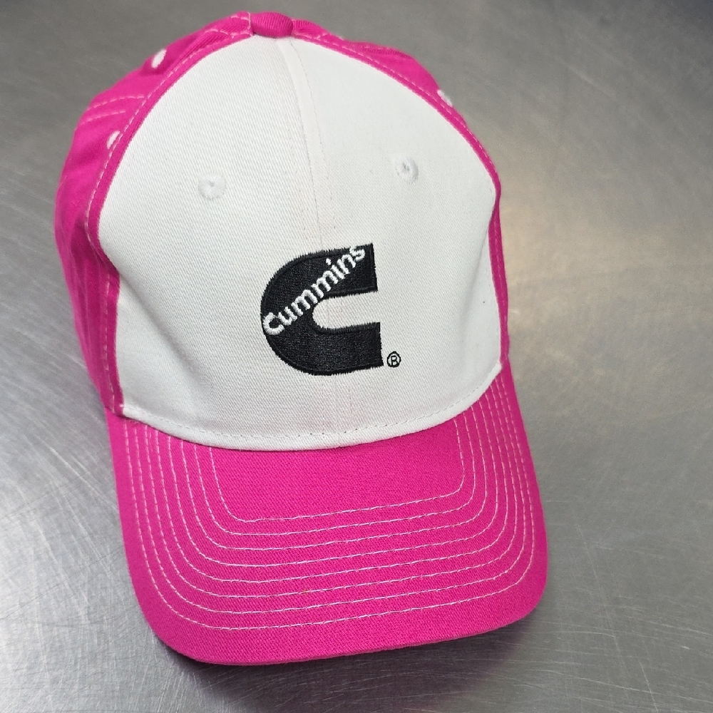 Cummins Pink and White Women's Cap